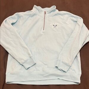 Blue 84  Sea Girt, NJ Blue Quarter-Zip Sweater